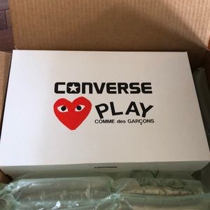 Converse Comme des Garcons size 10w/8m